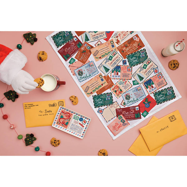 Torchon de Noël Jubilee Santa Mail