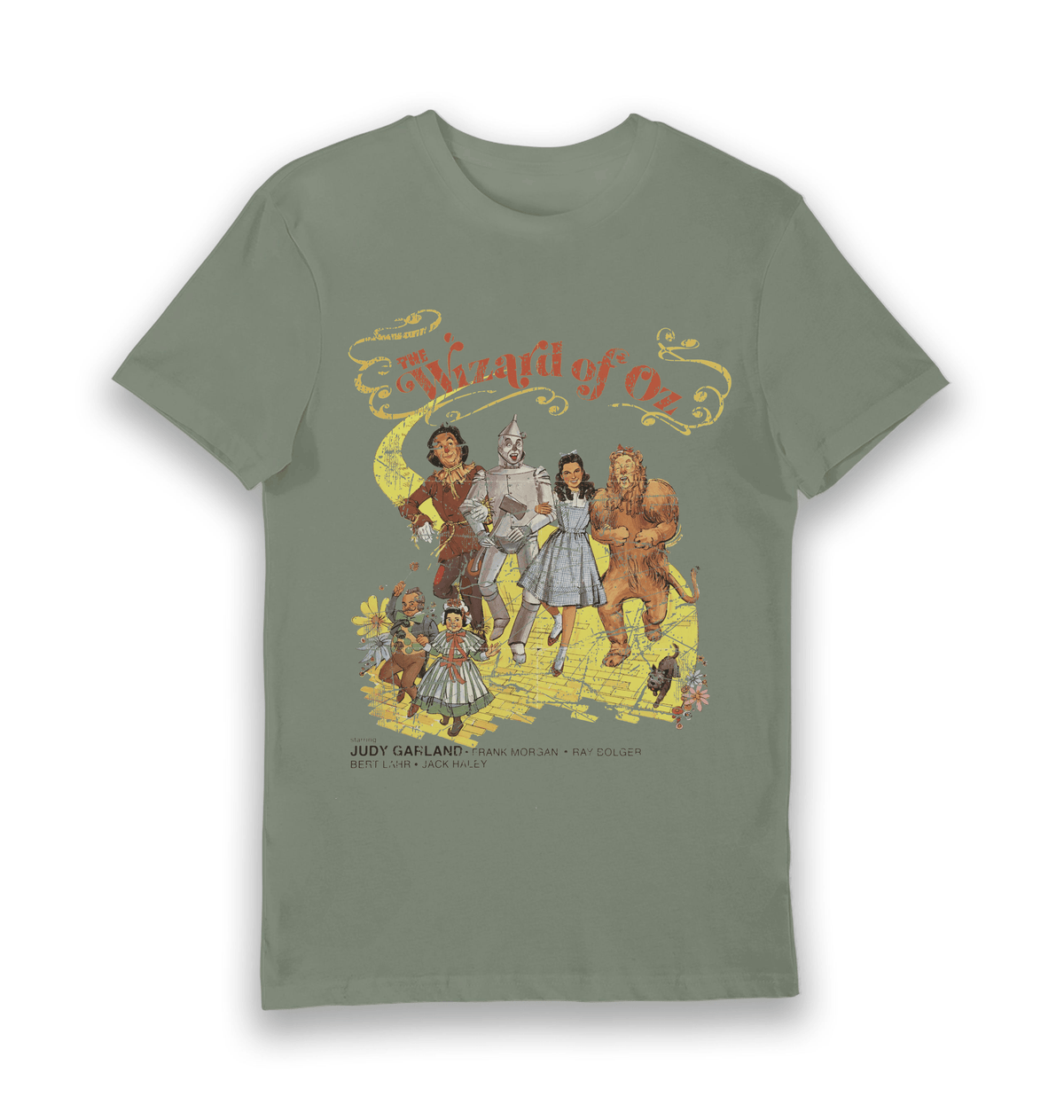 T-shirt adulte Le Magicien d'Oz groupe de personnages