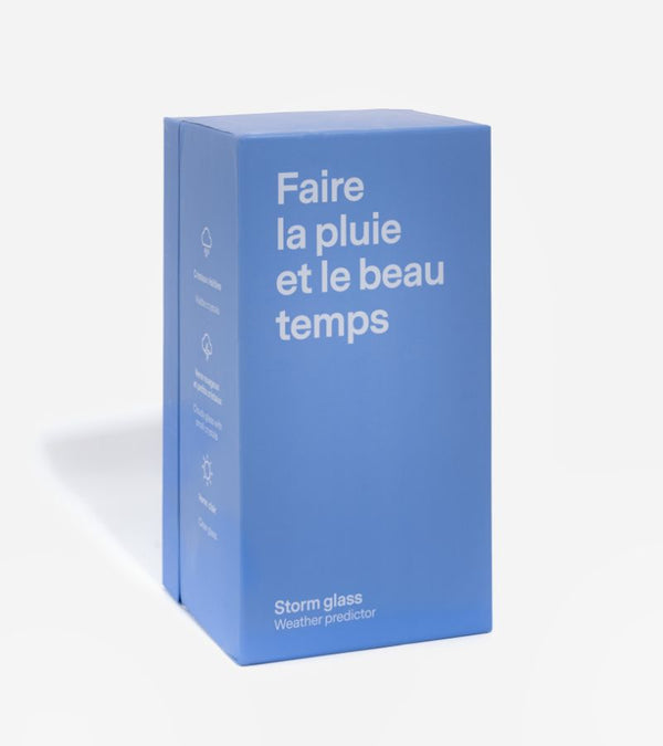 Storm glass - Prédiction du temps