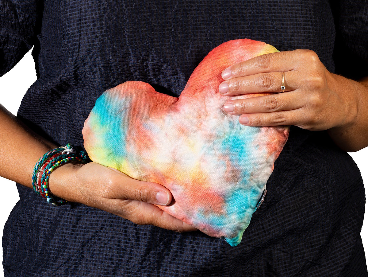 Bouillotte Huggable Cœur Tie-Dye
