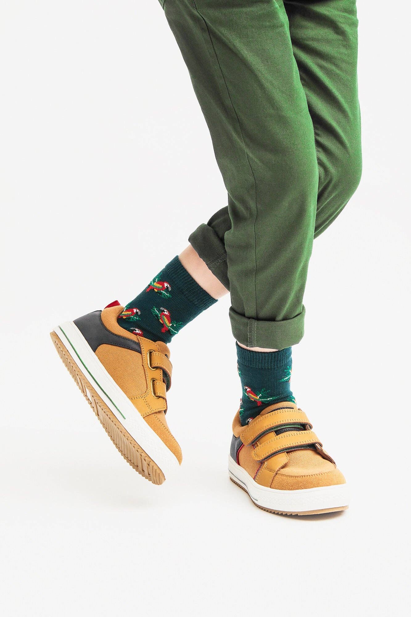 Calcetines de loro para niños