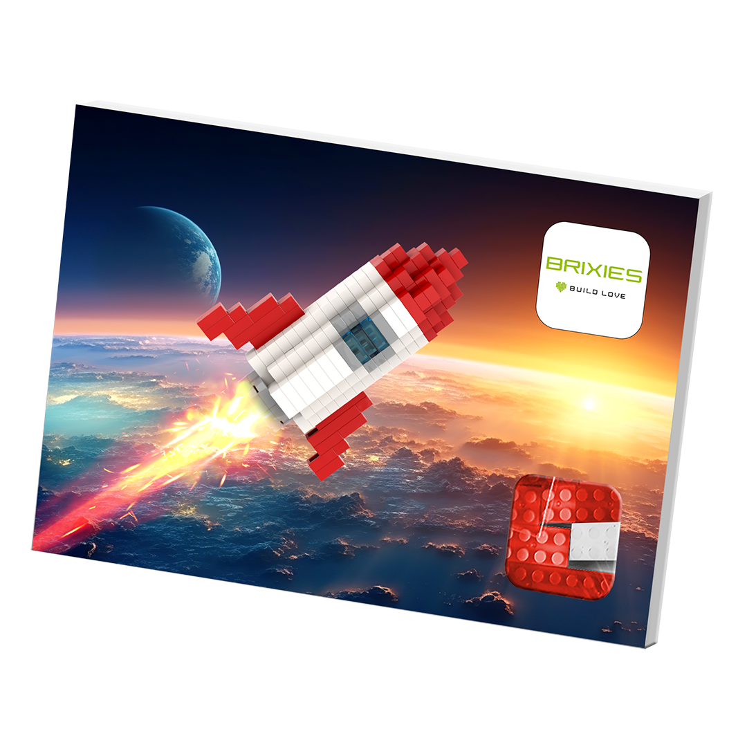 BRIXIES ポストカード ロケット