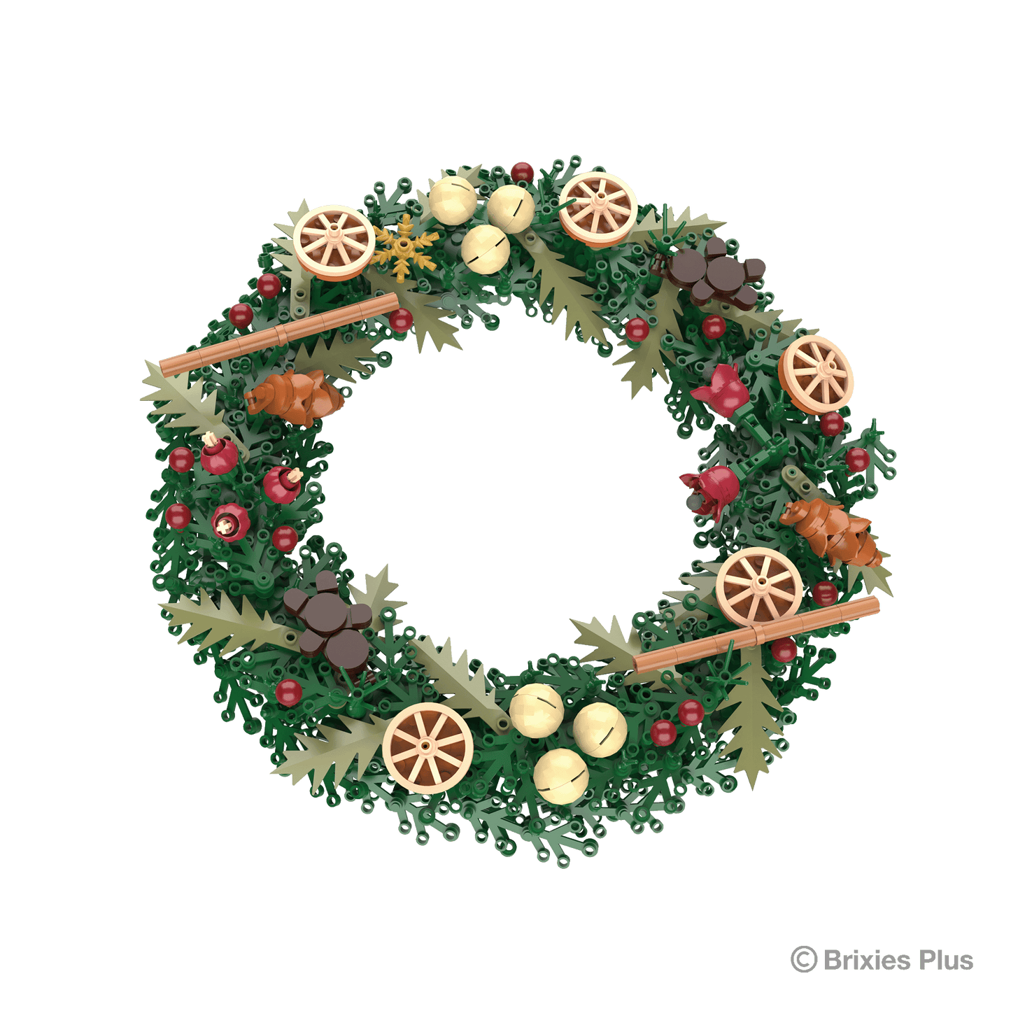 BRIXIES Plus クリスマスリース アドベントリース フラワーリース