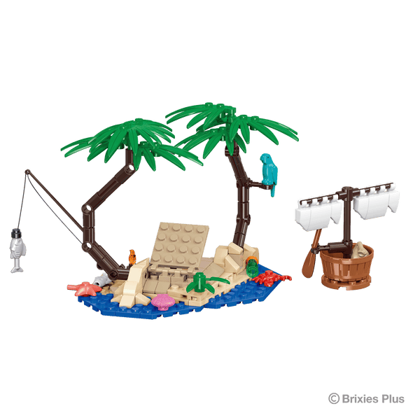 BRIXIES Plus Pirateninsel schatz