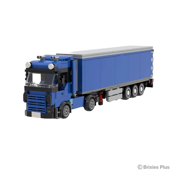 BRIXIES Plus LKW mit Auflieger / Truck with Trailer