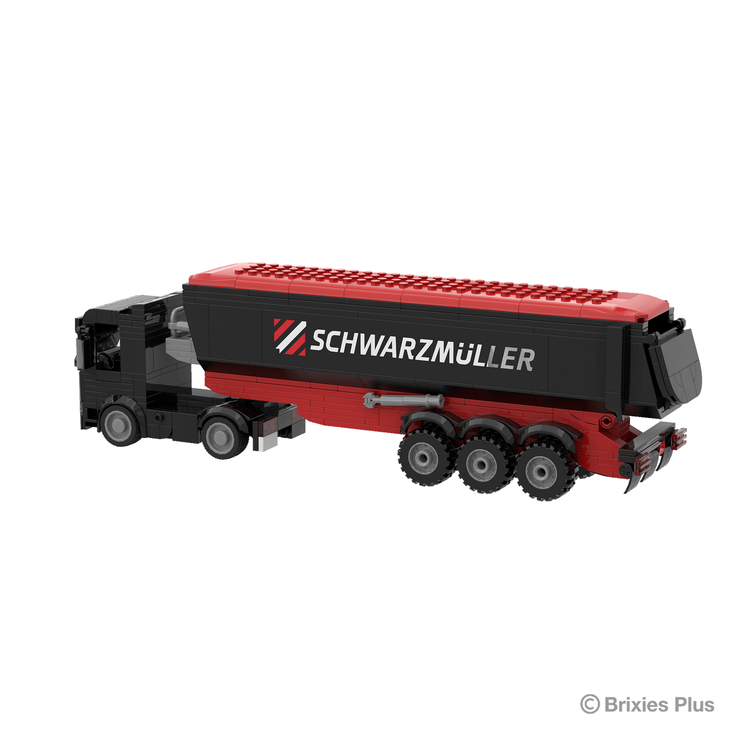 BRIXIES Plus Schwarzmüller Zugmaschine plus Muldenanhänger