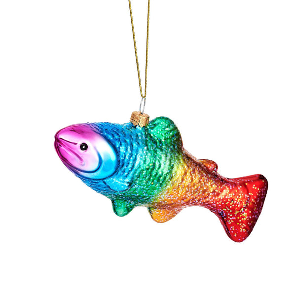 Rainbow Trout Christmas Ball