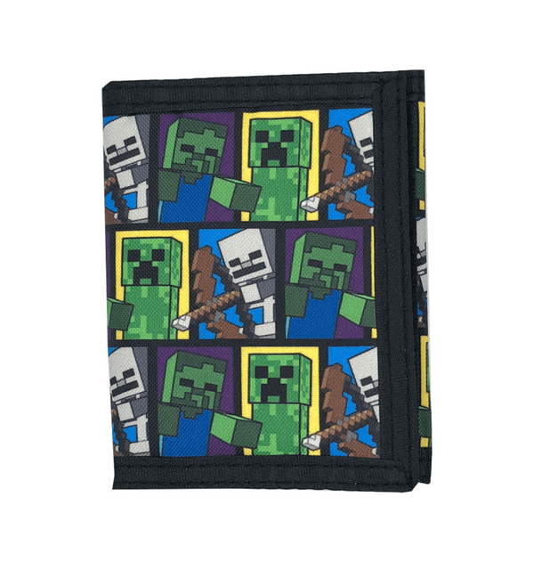 Portefeuille enfant Minecraft personnages