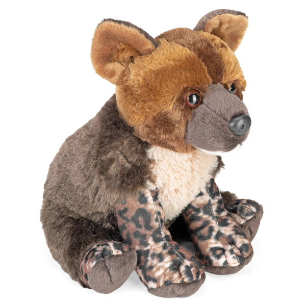 Wild Republic - African Painted Dog Pup Stuffed Animal - 12" Stuffed Animals
