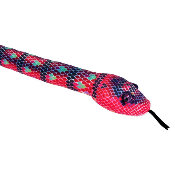 Wild Republic - Red Green Snake Stuffed Animal - 54" Stuffed Animals