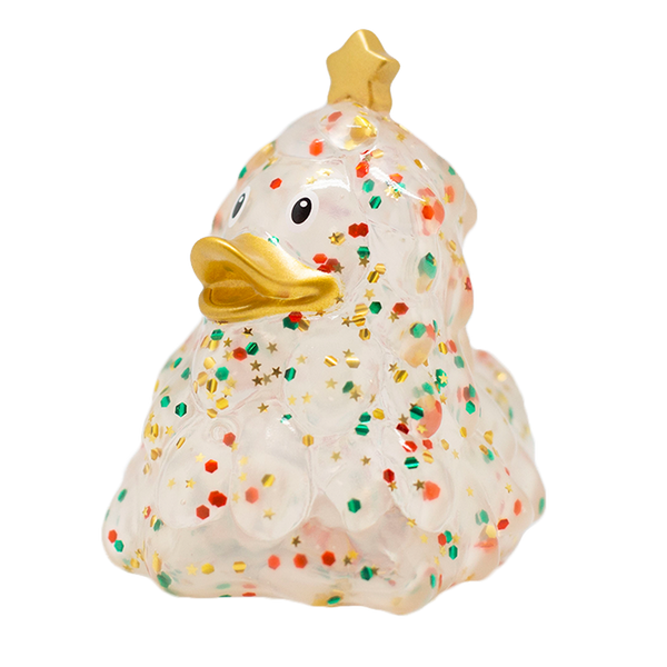 Canard Sapin de Noël Pailleté