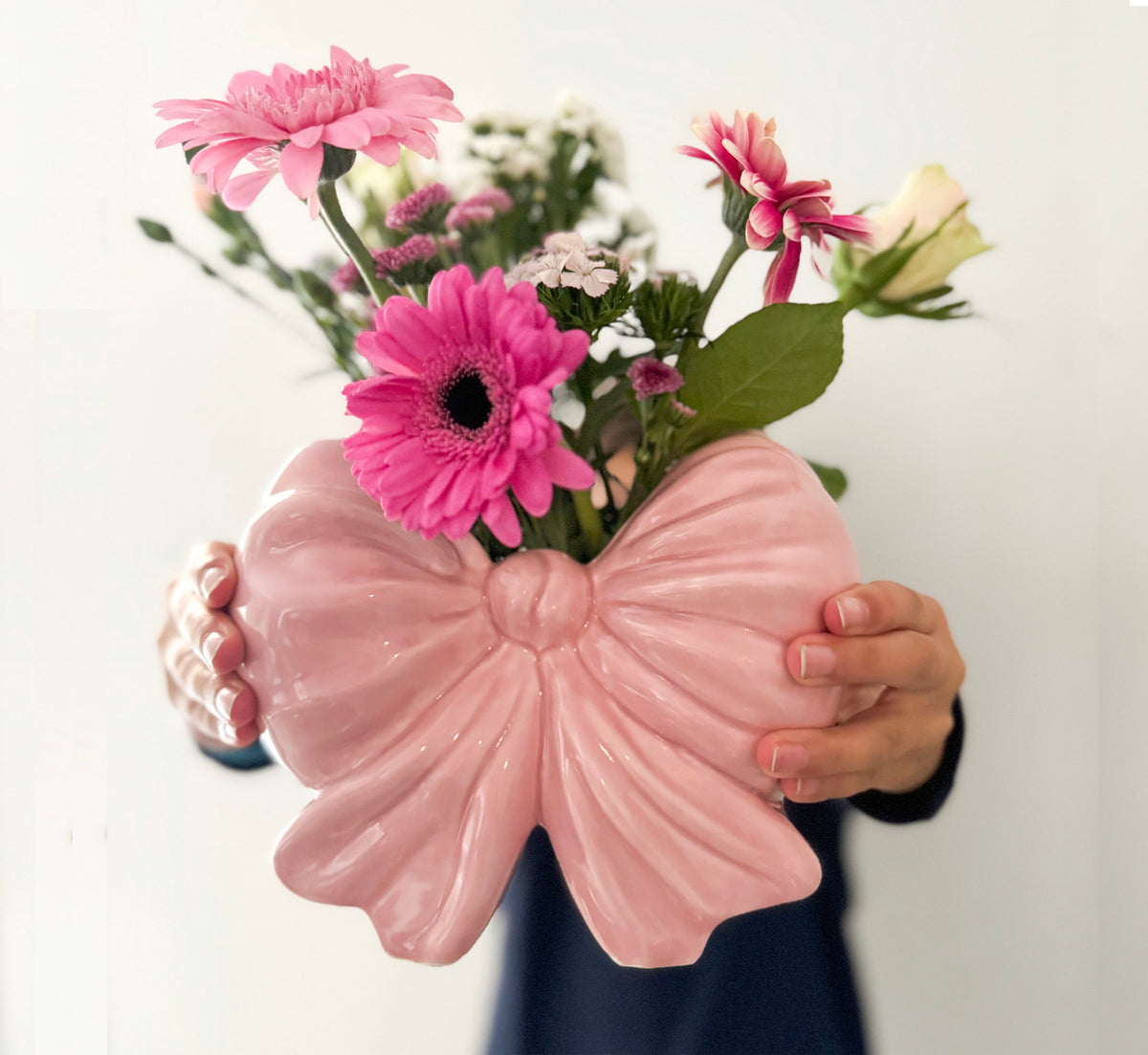 Vase Nœud Rose