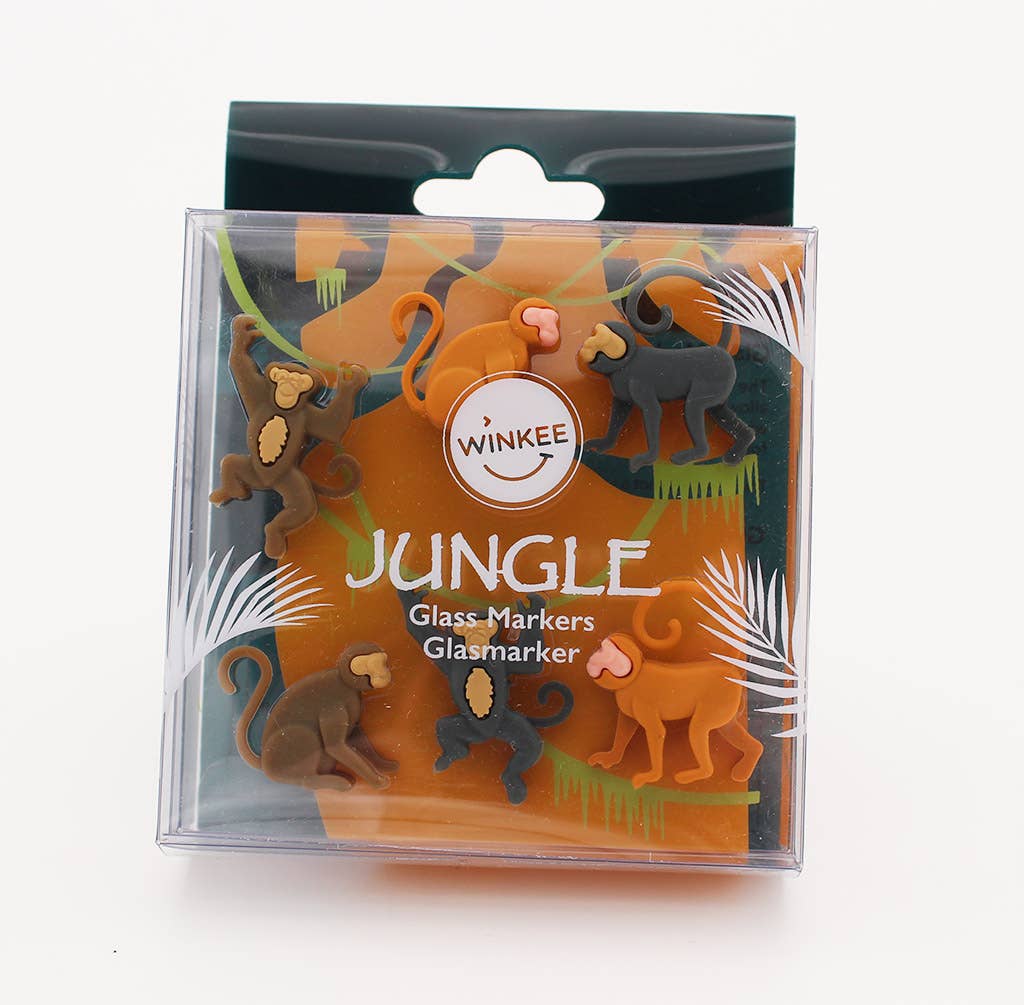 Jungle Glass Markers - Apen