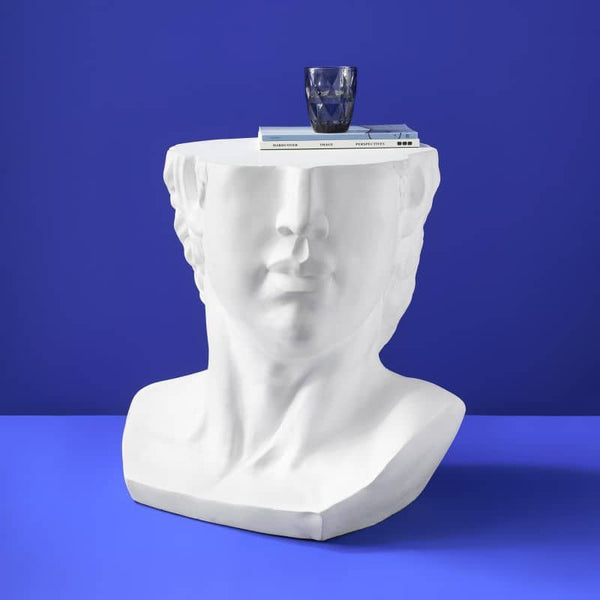 Tavolino David, Magnesia White, 53 x 46 x 53 cm