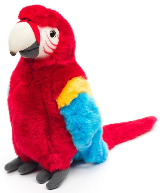 Peluche de guacamayo rojo