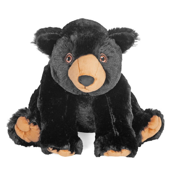 Wild Republic - Cuddlekins Eco Black Bear Stuffed Animal - 12" Stuffed Animals
