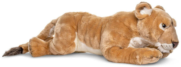 Peluche lionne couchée Uni Toys
