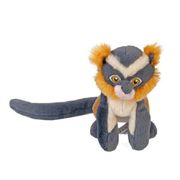 Wild Republic Rainforest Splendors Wolf’s Mona Monkey Stuffed Animal - 6" Stuffed Animals