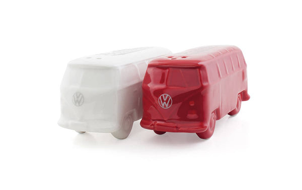 Salière et poivrière Combi VW T1 - Rouge/Blanc