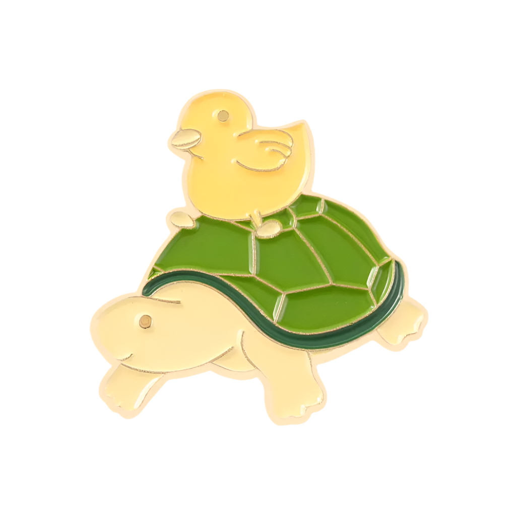 Pines de pato y tortuga