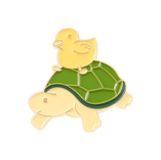 Pines de pato y tortuga