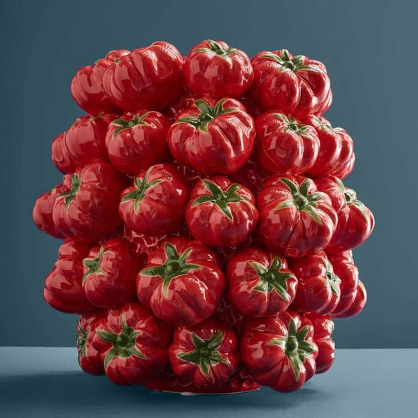 Vaso di pomodori rossi