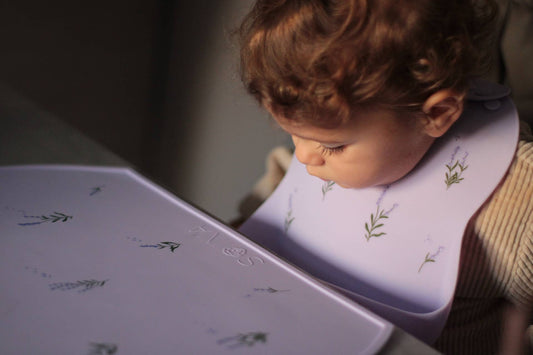 Bavaglino Shayan in silicone, lavanda - lilla