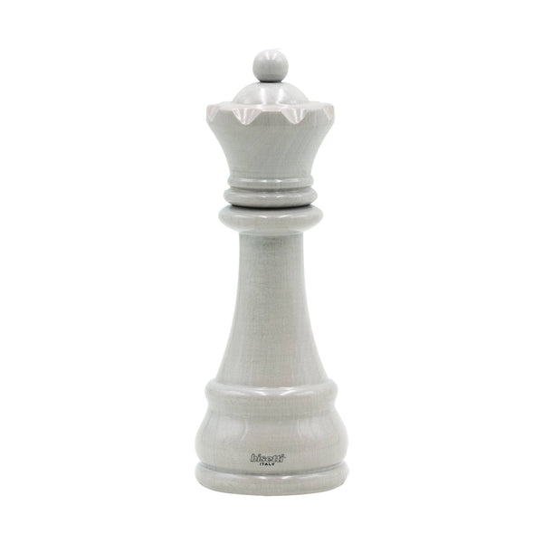 Moulin à épices "Chess" Regina en hêtre laqué blanc brillant