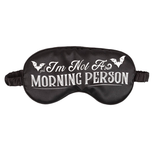 Masque de sommeil en satin « I'm Not a Morning Person »