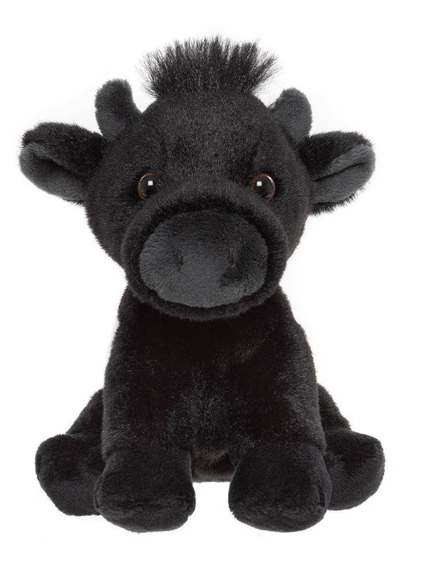 Peluche a forma di mucca con cintura
