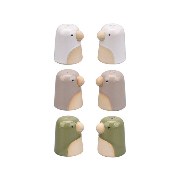 Salière et poivrière Perroquets