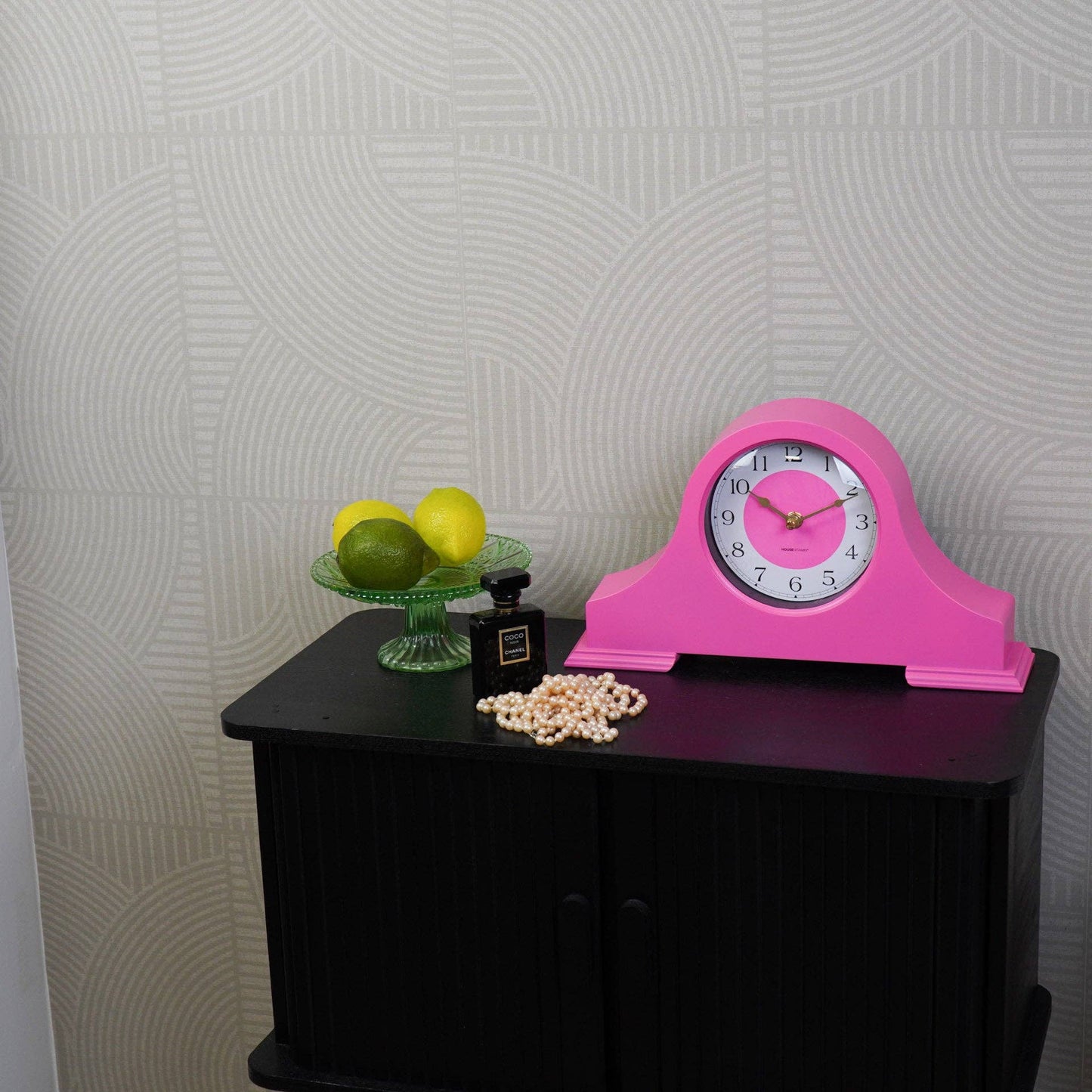 Reloj de sobremesa - Rosa neón - 36 x 8,5 x 20 cm