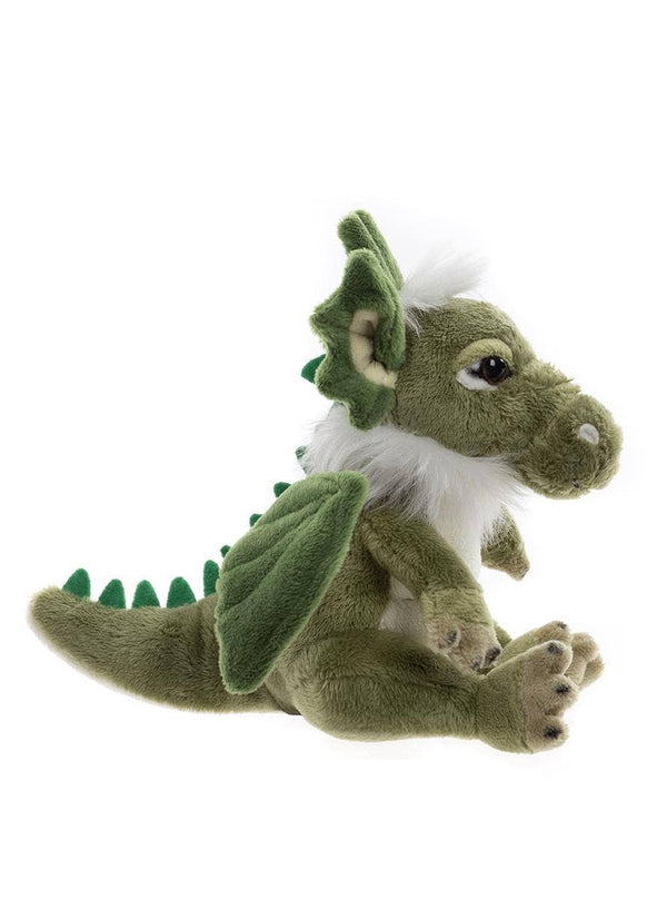 Cuddle Cub segnala il drago verde di peluche