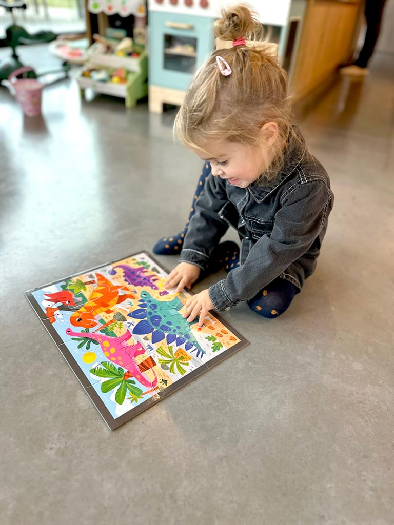 Rompecabezas de dinosaurios 12 piezas