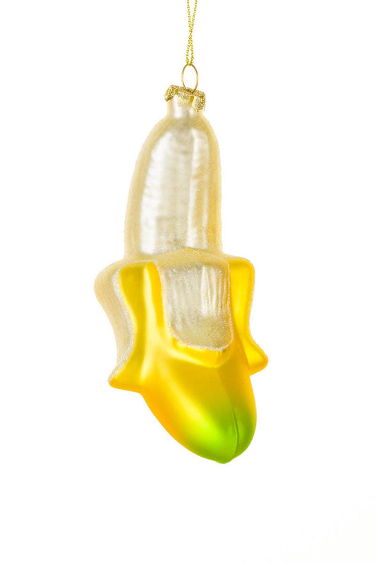 Boule de noël banane pelée