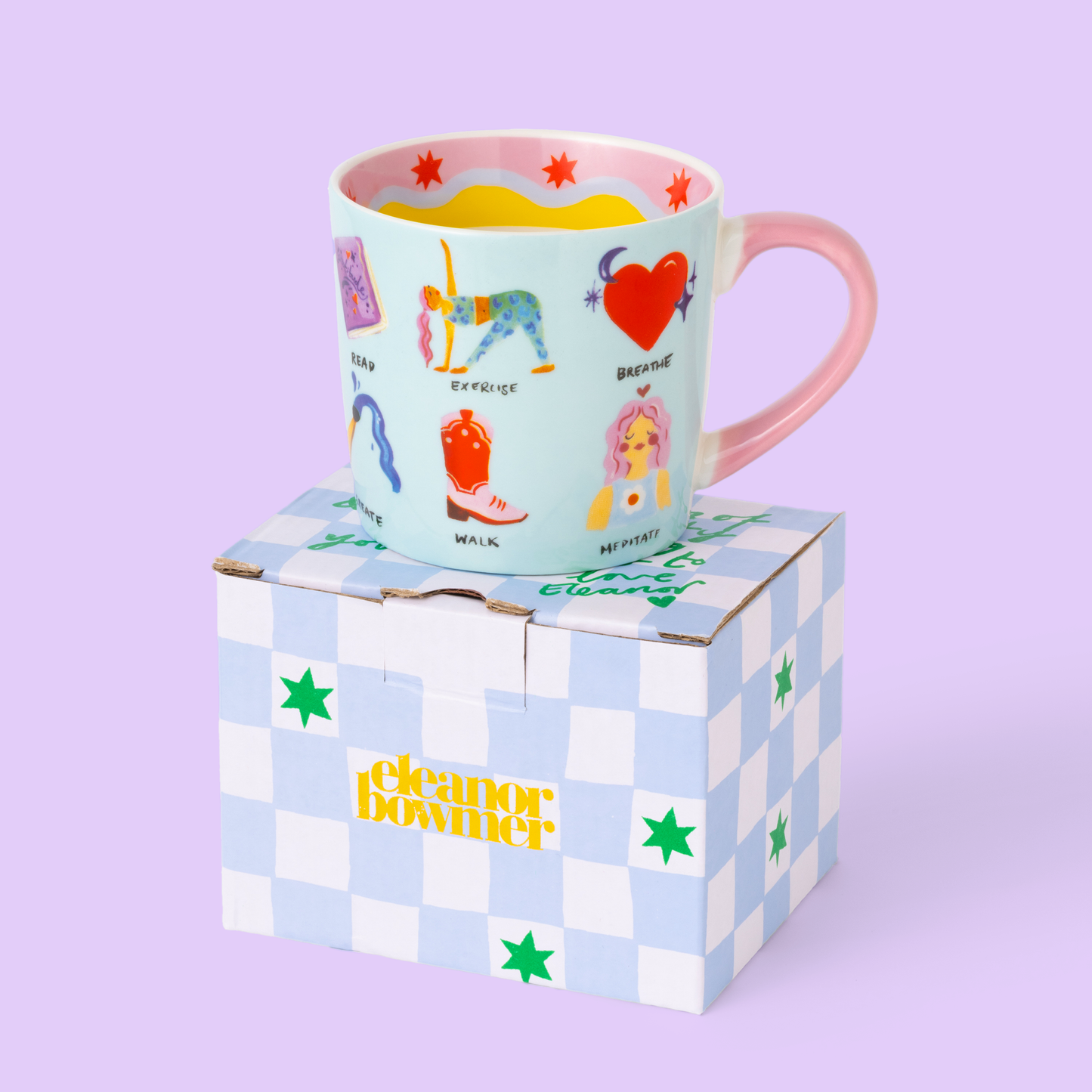 Taza con recordatorios diarios