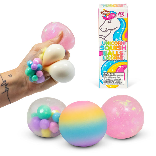 Scrunchems Einhorn Diddy Squish Balls – 3er-Set