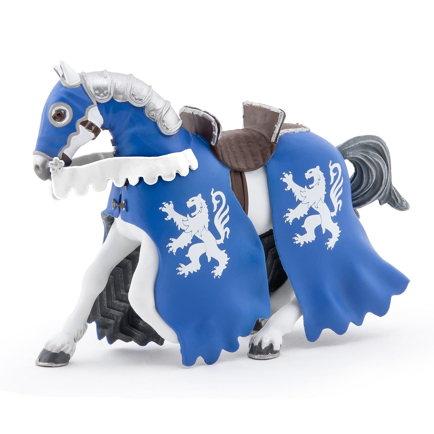 Figurine Cheval du chevalier lion à la lance