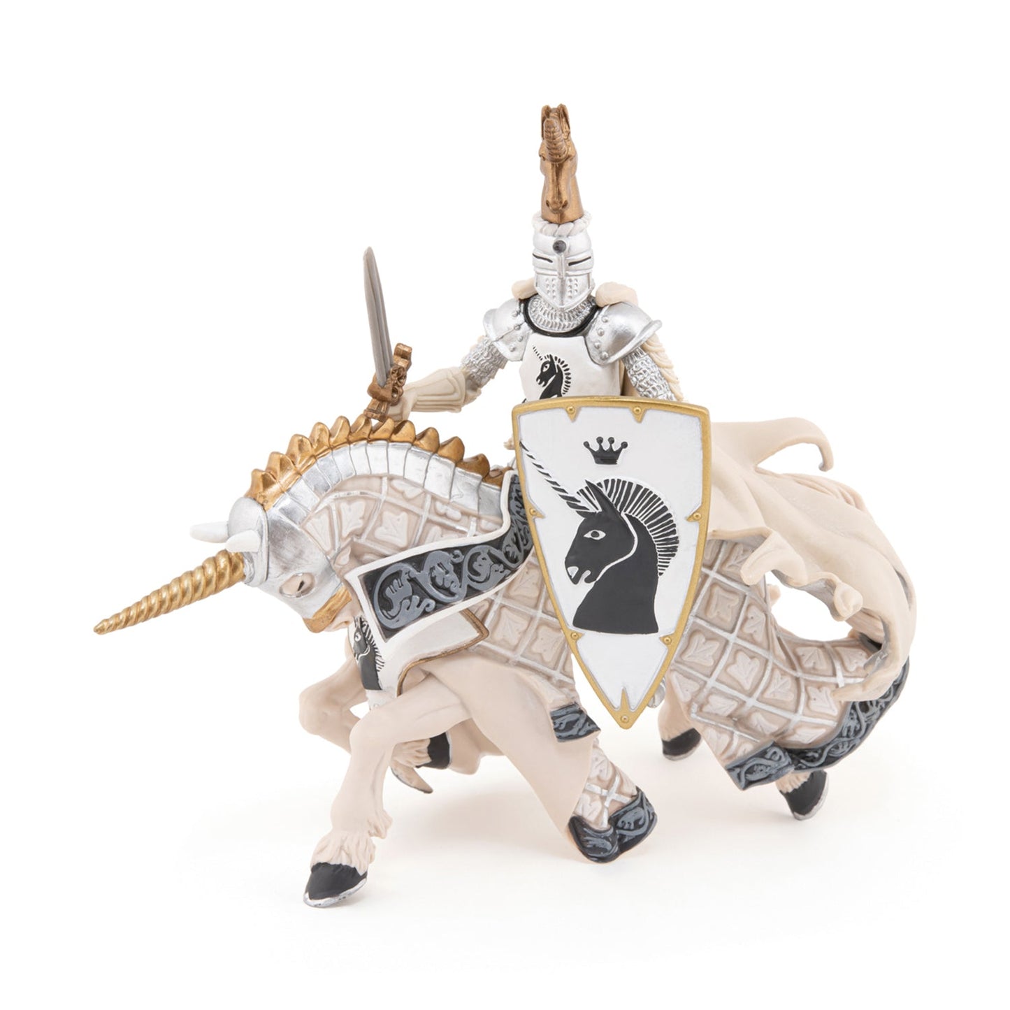 Figurine Maître des armes cimier licorne