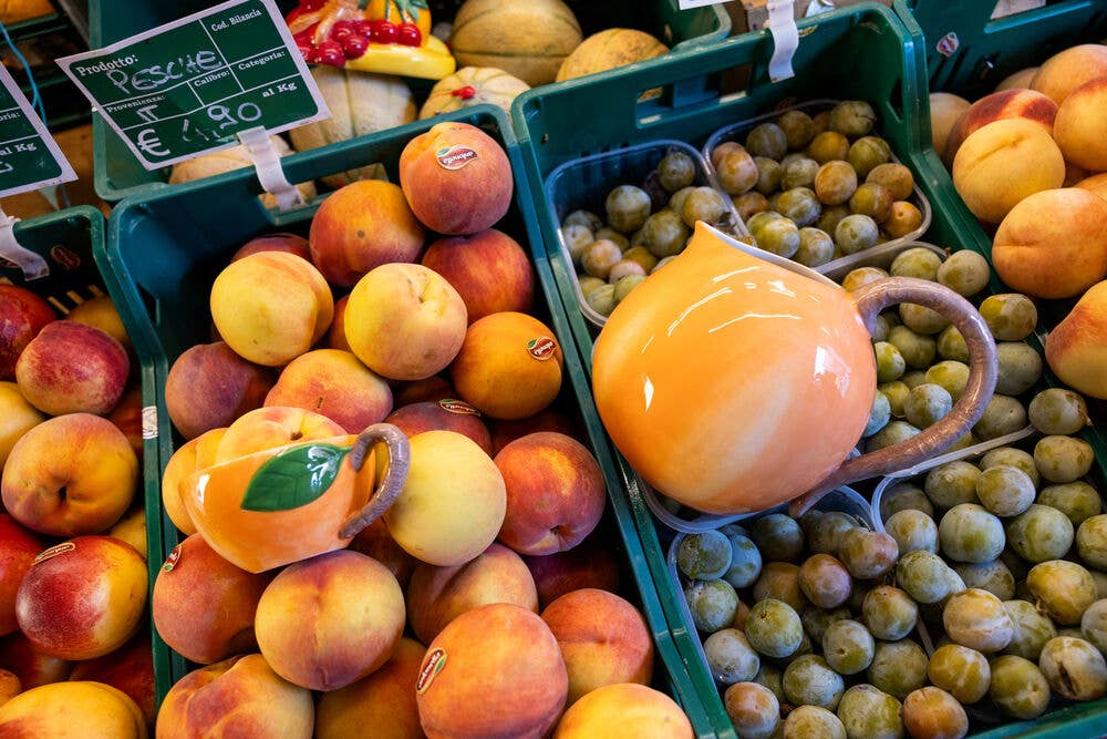 Jarra de diseño de jarra color melocotón