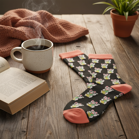 Calcetines de gato de la suerte