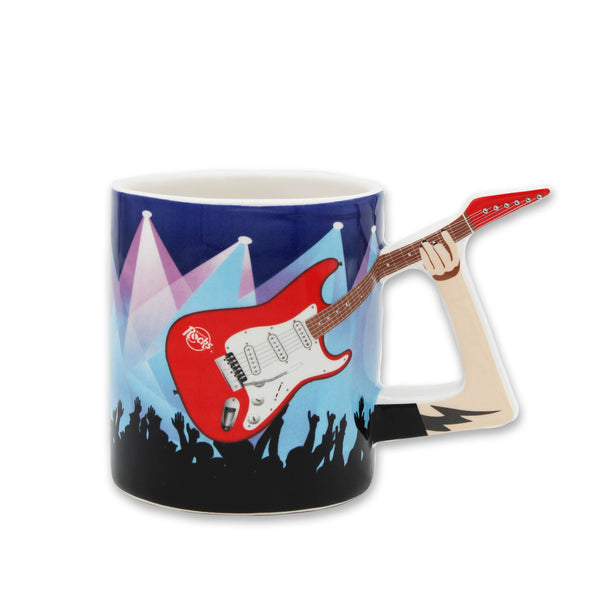 Rockbecher mit E-Gitarre