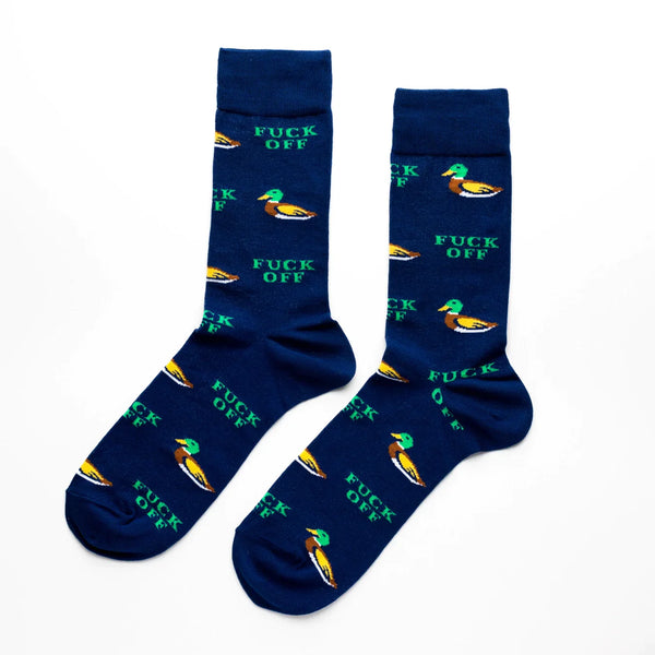 Mallard Socks “Rot op”
