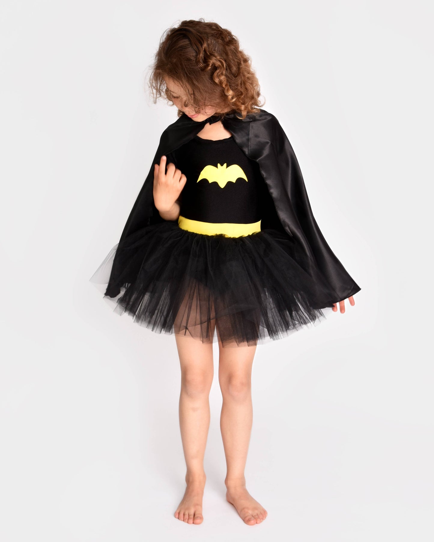 Batgirl Tutu Dress with Cape 110-116 cm 4-6 years