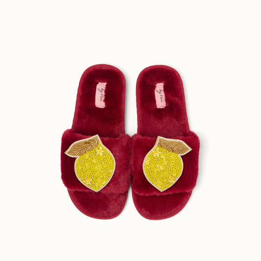 Paire de broches pour Chaussons - Citron