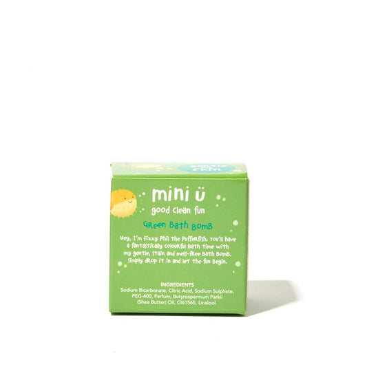 Bombe de Bain Effervescente Verte