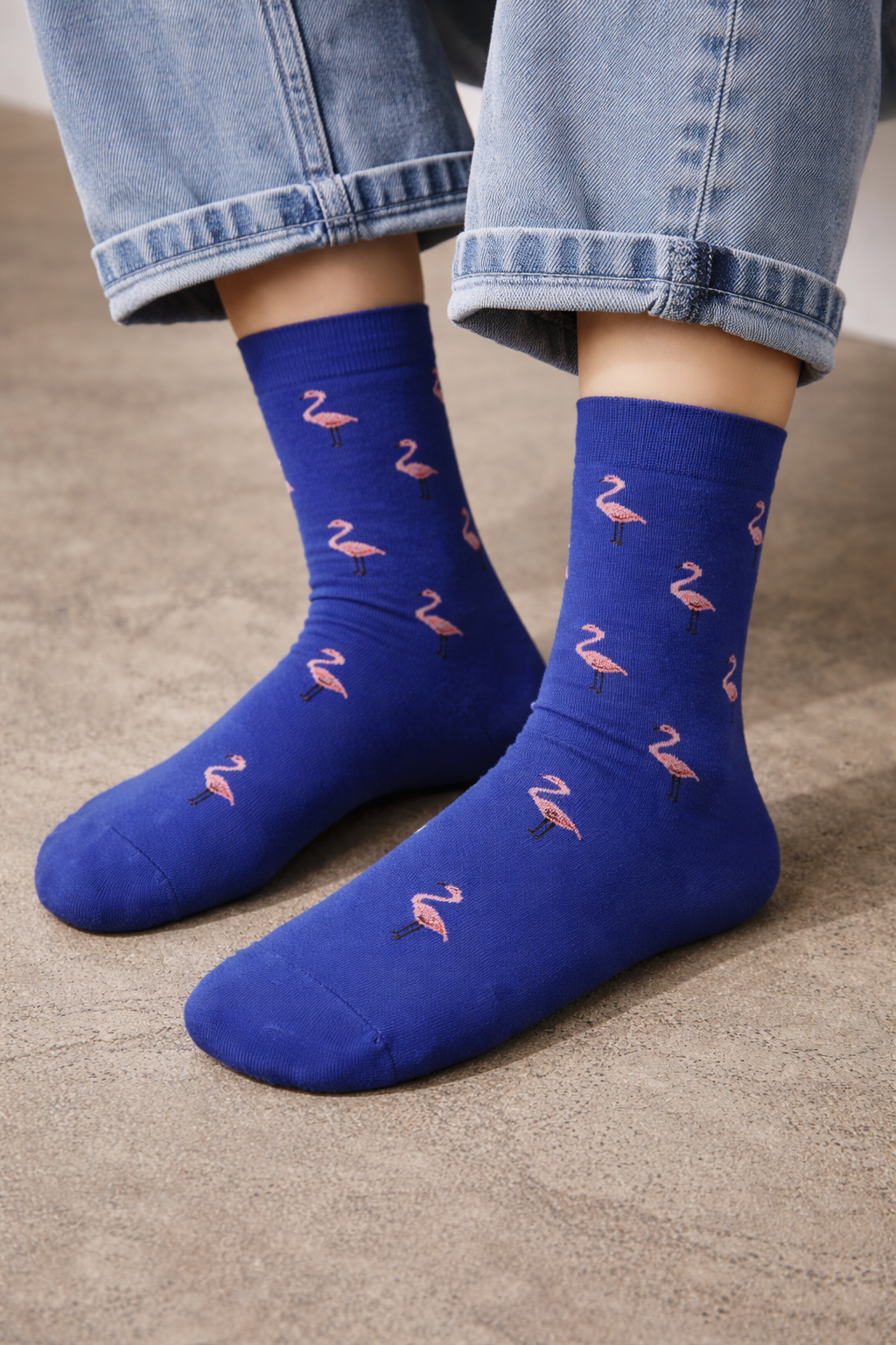 Chaussettes Flamants Roses