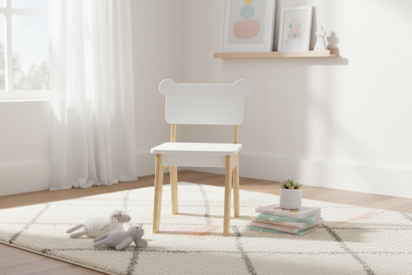 Sedia in legno per bambini - Orso