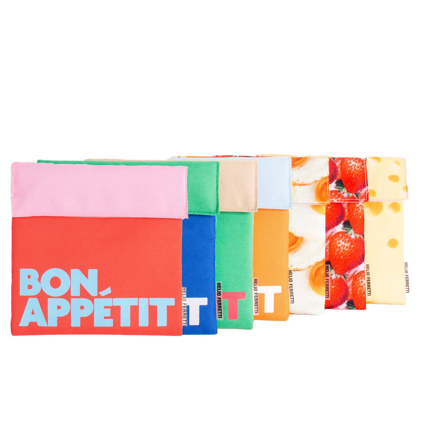 Sac à Goûter Anti Taches Orange « Bon Appétit » Helio Ferretti Helio Ferretti Vue 3