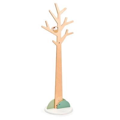 Tender Leaf Meuble: PORTEMANTEAU FORÊT 34,5x29x107cm, en bois, en boîte 109,5x38x4cm, 3+